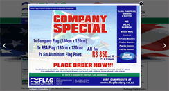 Desktop Screenshot of flagfactory.co.za